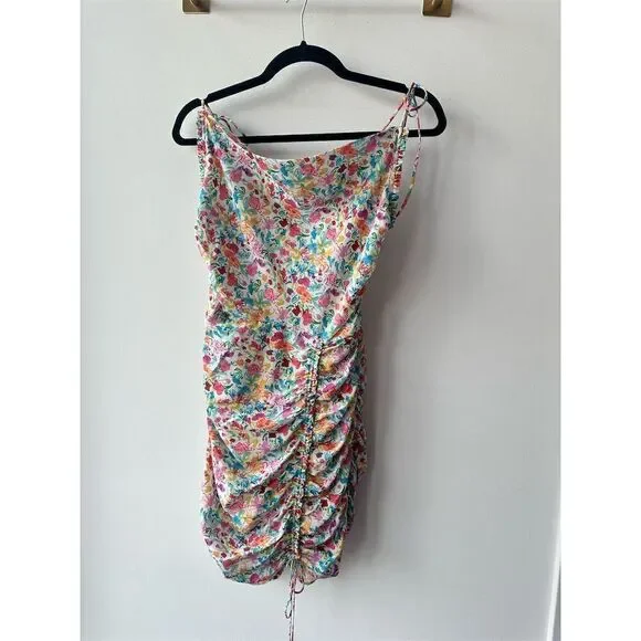 For Love & Lemons Leah Floral Mini Dress Women's Size S Party 499 - Picture 2 of 6